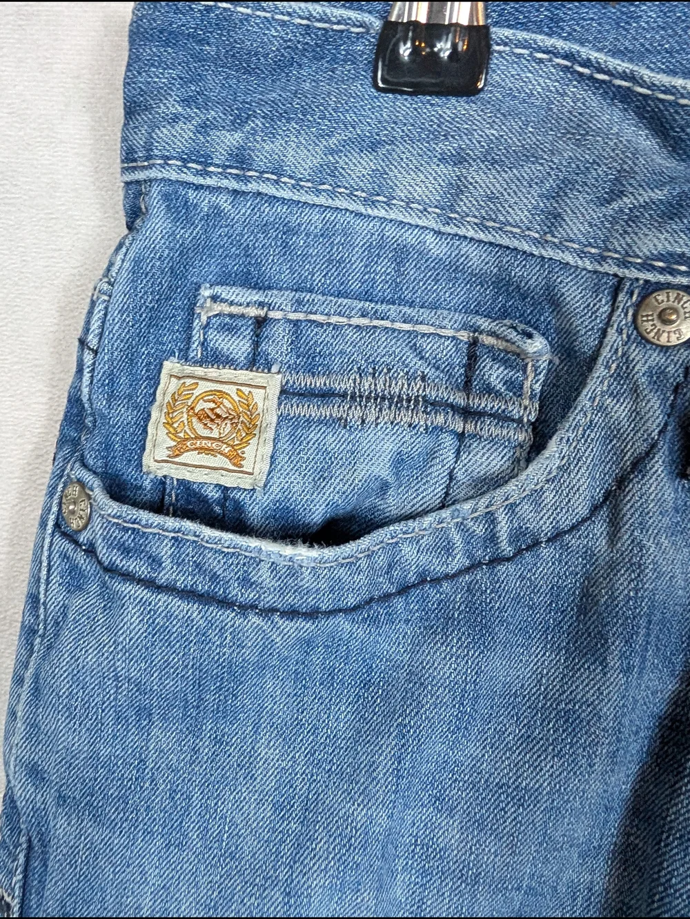 Cinch Ian Slim Fit Bootcut Jeans Men's Size 29x36 Light Wash Western Denim